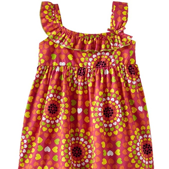 Lulybird Girls Smocked Ruffle Sundress Clothes Dress Lot Floral size 2T NWT - Picture 4 of 7